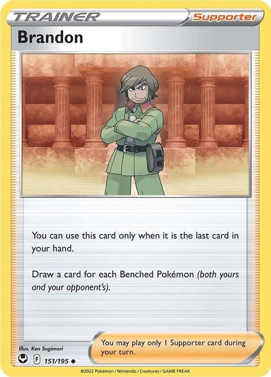 SWSH12: Silver Tempest (SWSH12) - Brandon (#151/195, Uncommon) ()