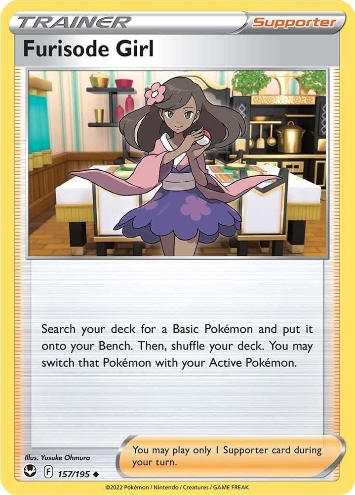 SWSH12: Silver Tempest (SWSH12) - Furisode Girl (#157/195, Uncommon) ()