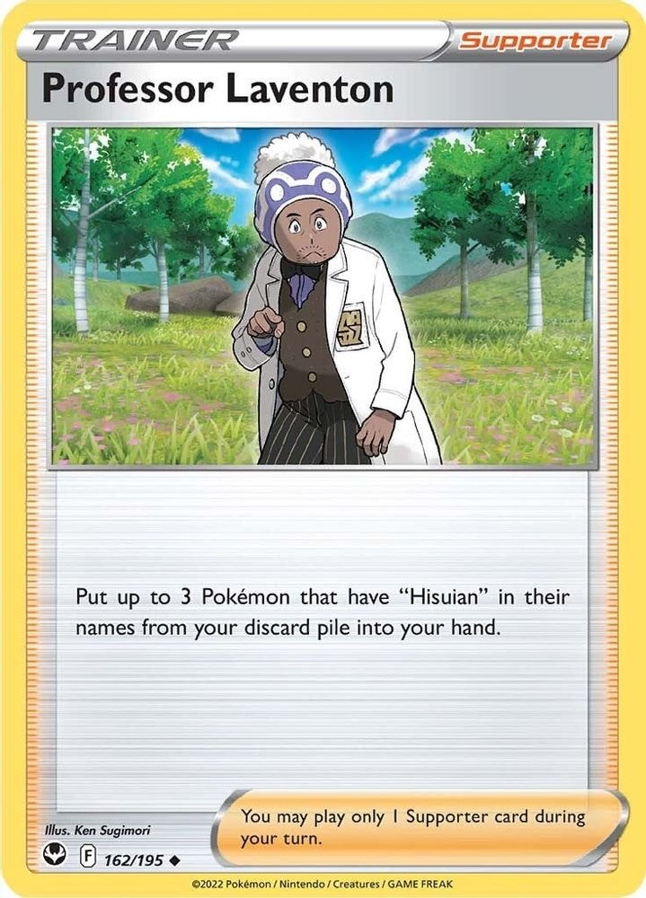 SWSH12: Silver Tempest (SWSH12) - Professor Laventon (#162/195, Uncommon) ()