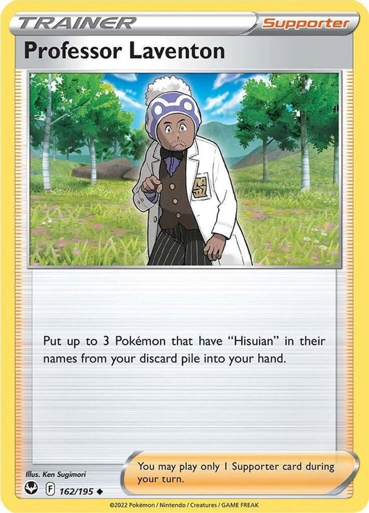 SWSH12: Silver Tempest (SWSH12) - Professor Laventon (#162/195, Uncommon) ()
