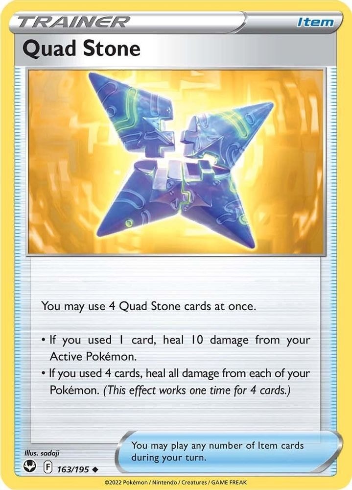 SWSH12: Silver Tempest (SWSH12) - Quad Stone (#163/195, Uncommon) ()
