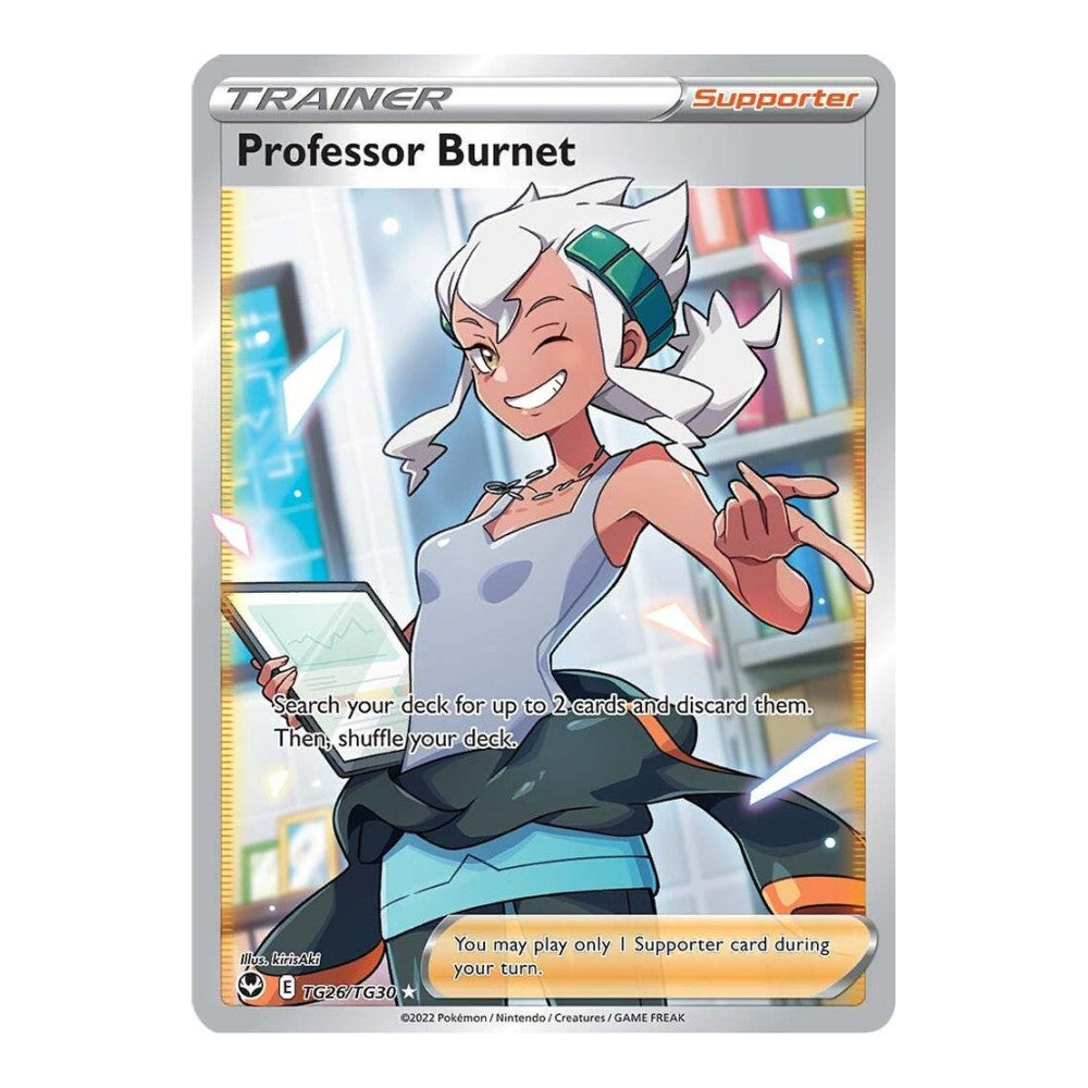 SWSH12: Silver Tempest Trainer Gallery (SWSH12: TG) - Professor Burnet (#TG26/TG30) (Near Mint)