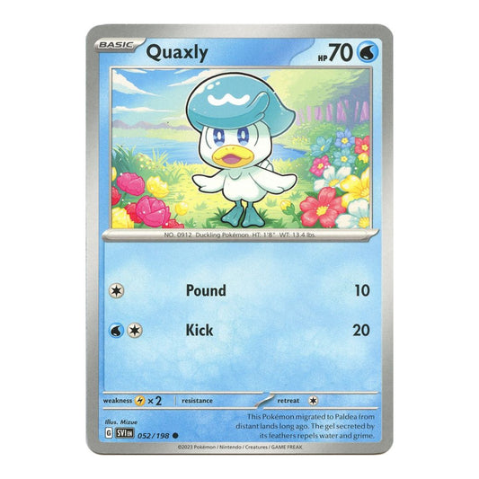 SV01: Scarlet & Violet Base Set (SVI) - Quaxly (#052/198) (Near Mint)