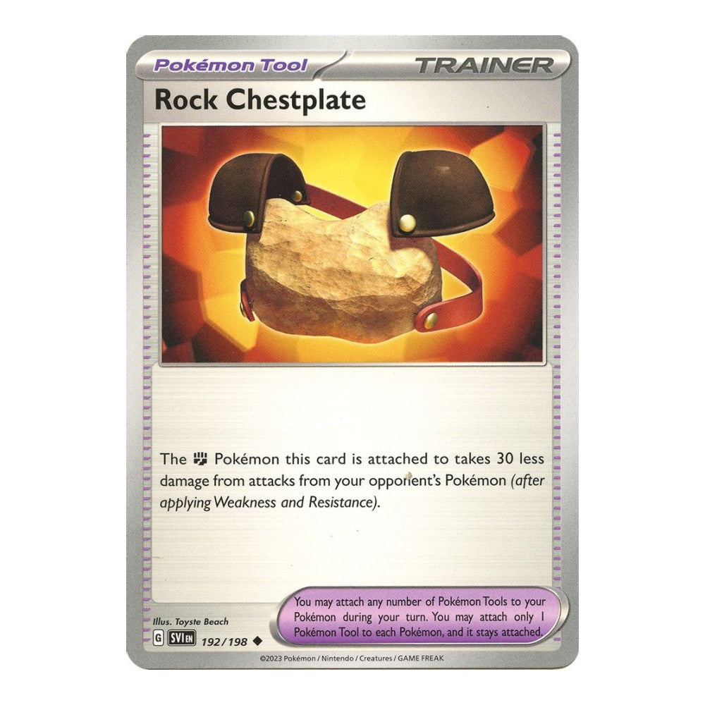 SV01: Scarlet & Violet Base Set (SVI) - Rock Chestplate (#192/198)