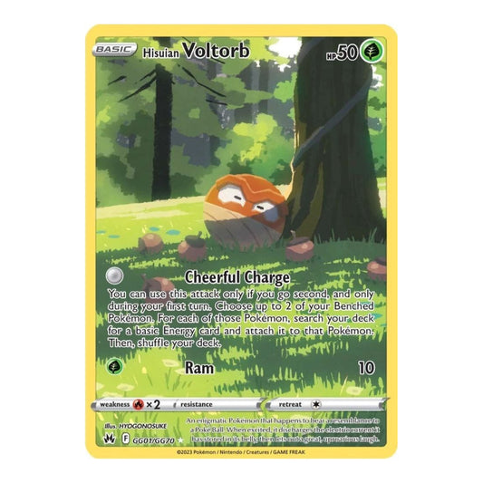 SWSH: Crown Zenith: Galarian Gallery (CRZ:GG) - Hisuian Voltorb (#GG01/GG70) (Near Mint)