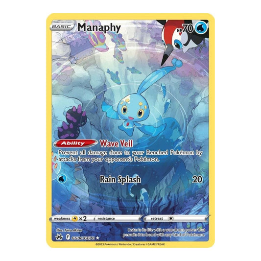 SWSH: Crown Zenith: Galarian Gallery (CRZ:GG) - Manaphy (#GG06/GG70) (Near Mint)