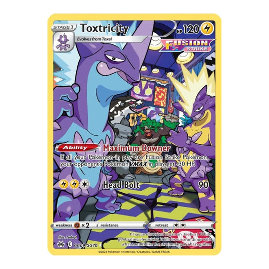 SWSH: Crown Zenith: Galarian Gallery (CRZ:GG) - Toxtricity (#GG09/GG70) (Near Mint)