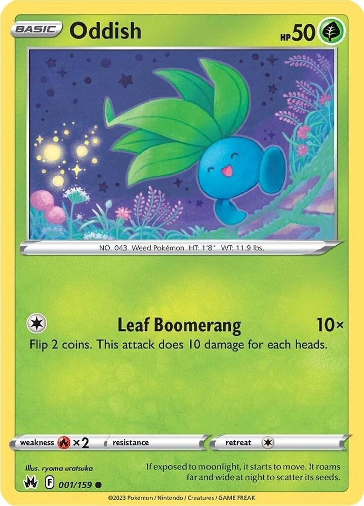 SWSH: Crown Zenith (CRZ) - Oddish (#001/159, Common) ()