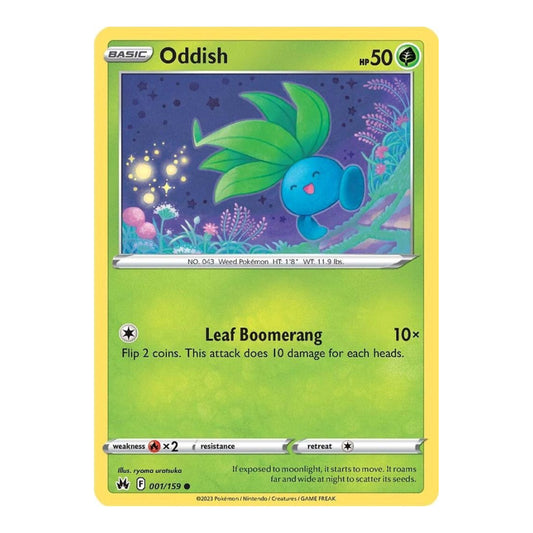SWSH: Crown Zenith (CRZ) - Oddish (#001/159) (Near Mint)