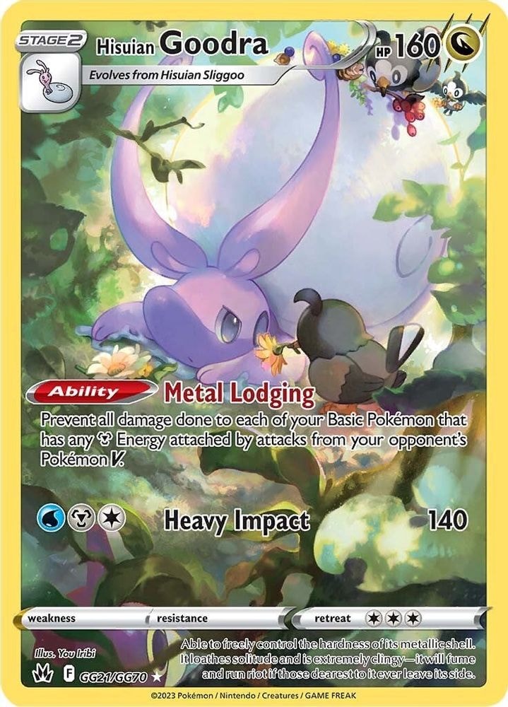 SWSH: Crown Zenith: Galarian Gallery (CRZ:GG) - Hisuian Goodra (#GG21/GG70, Ultra Rare) ()