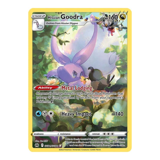 SWSH: Crown Zenith: Galarian Gallery (CRZ:GG) - Hisuian Goodra (#GG21/GG70) (Near Mint)