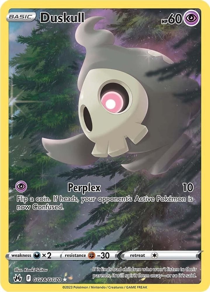 SWSH: Crown Zenith: Galarian Gallery (CRZ:GG) - Duskull (#GG28/GG70, Ultra Rare) ()