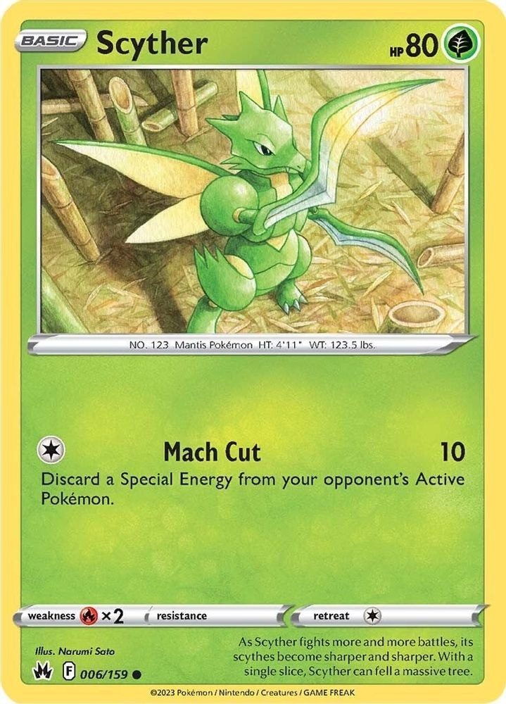 SWSH: Crown Zenith (CRZ) - Scyther (#006/159, Common) ()