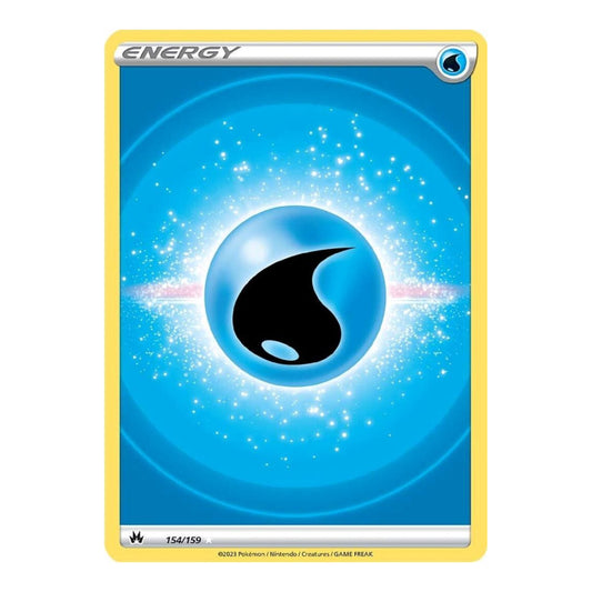 SWSH: Crown Zenith (CRZ) - Water Energy Texture Full Art (#154/159) (Near Mint)