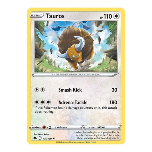 SWSH: Crown Zenith (CRZ) - Tauros (#106/159)