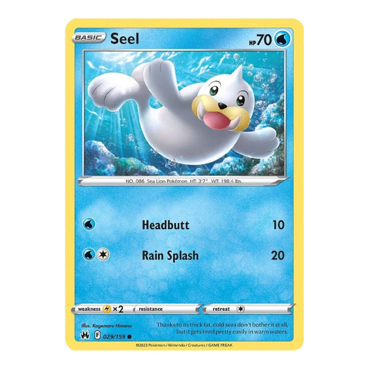 SWSH: Crown Zenith (CRZ) - Seel (#029/159) (Near Mint)