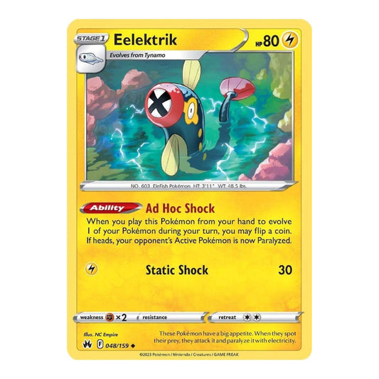 SWSH: Crown Zenith (CRZ) - Eelektrik (#048/159) (Near Mint)
