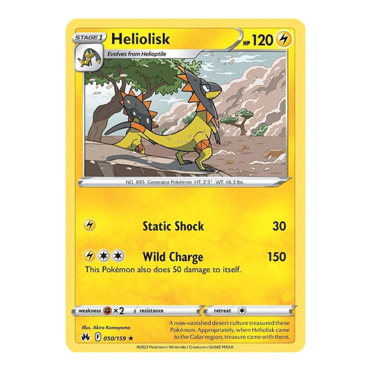 SWSH: Crown Zenith (CRZ) - Heliolisk (#050/159) (Near Mint)