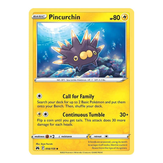SWSH: Crown Zenith (CRZ) - Pincurchin (#056/159) (Near Mint)