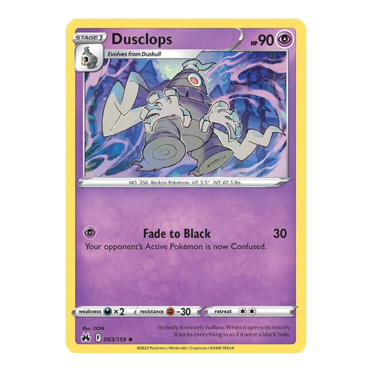 SWSH: Crown Zenith (CRZ) - Dusclops (#063/159) (Near Mint)