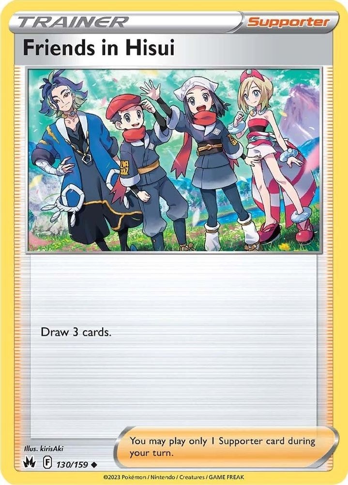 SWSH: Crown Zenith (CRZ) - Friends in Hisui (#130/159, Uncommon) ()