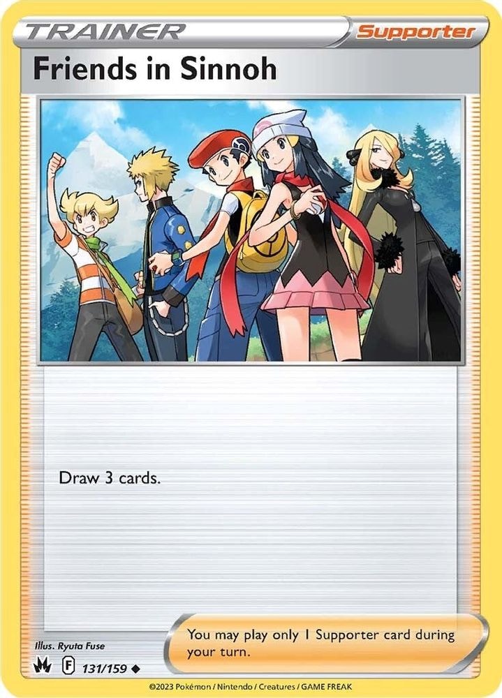 SWSH: Crown Zenith (CRZ) - Friends in Sinnoh (#131/159, Uncommon) ()