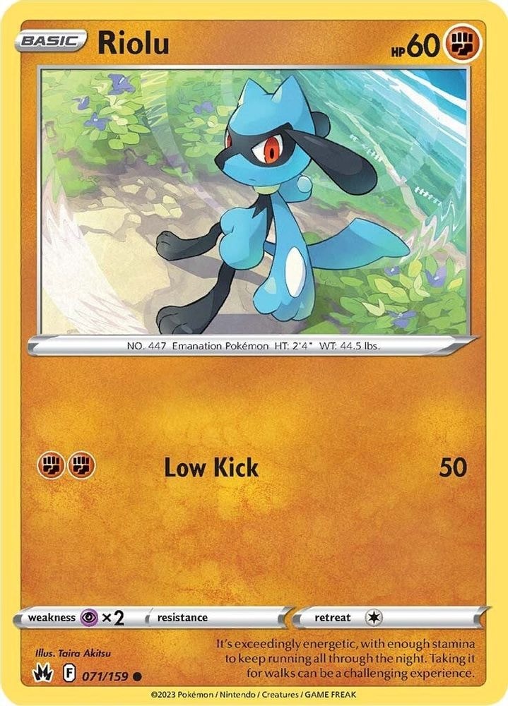 SWSH: Crown Zenith (CRZ) - Riolu (#071/159, Common) ()