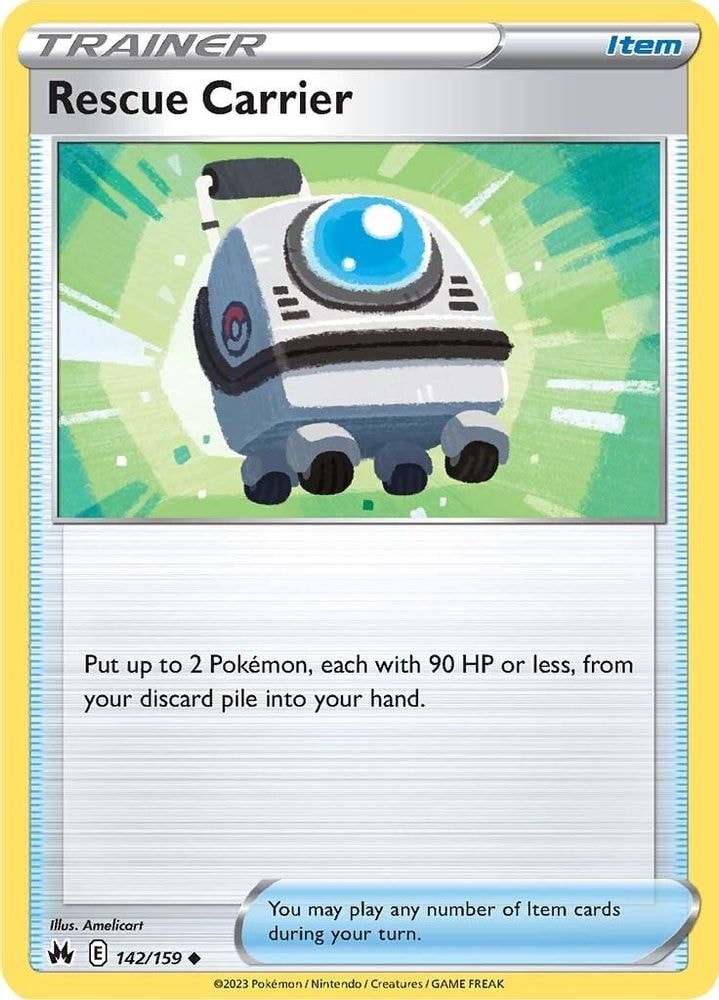 SWSH: Crown Zenith (CRZ) - Rescue Carrier (#142/159, Uncommon) ()