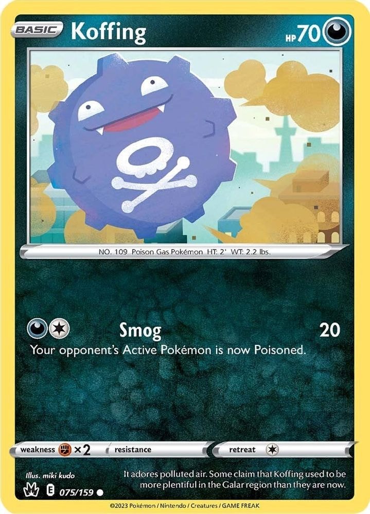 SWSH: Crown Zenith (CRZ) - Koffing (#075/159, Common) ()
