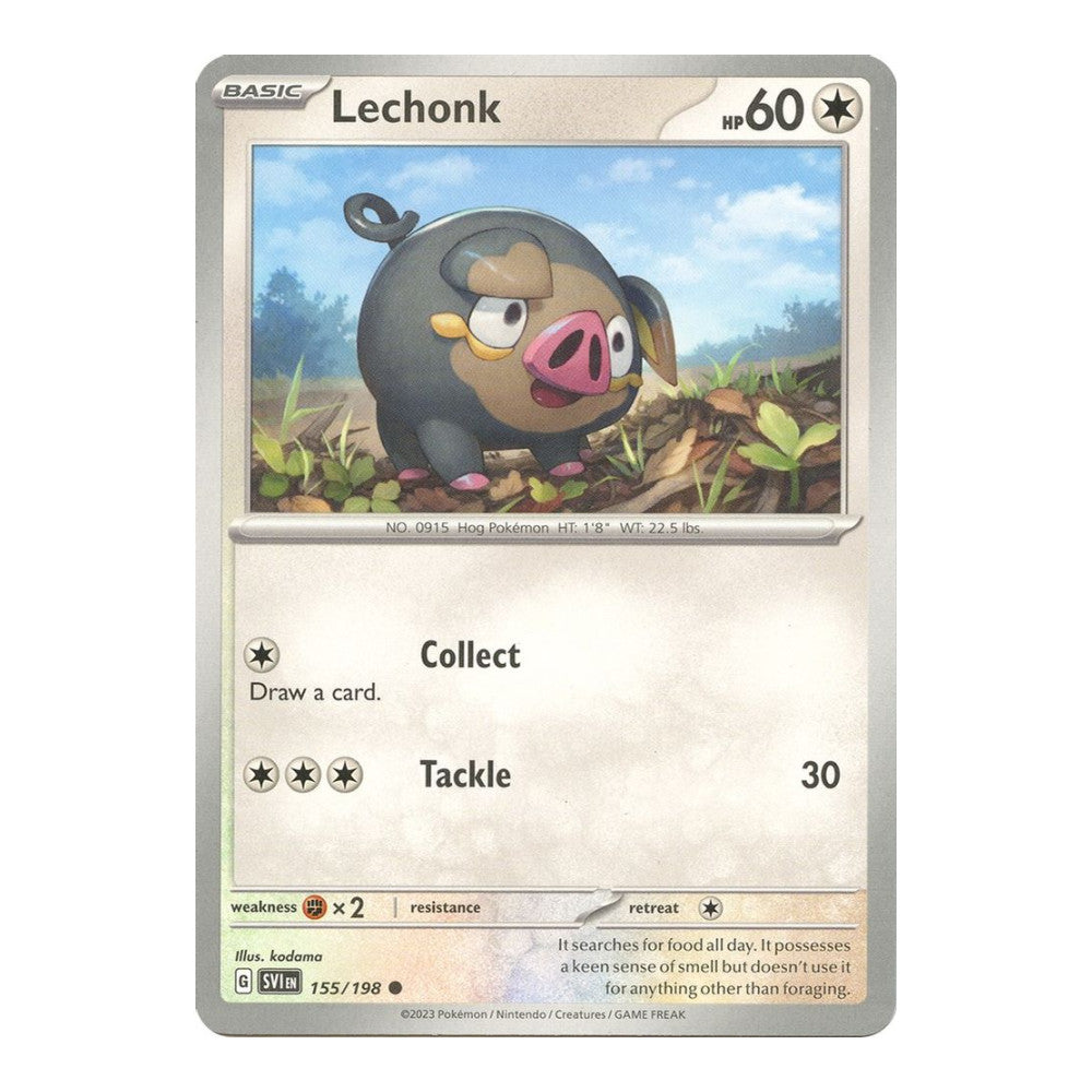 SV01: Scarlet & Violet Base Set (SVI) - Lechonk 155 198 (#155/198) (Near Mint)
