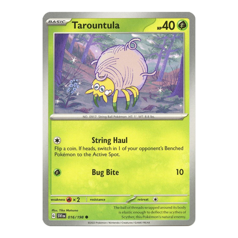 SV01: Scarlet & Violet Base Set (SVI) - Tarountula 016 198 (#016/198)