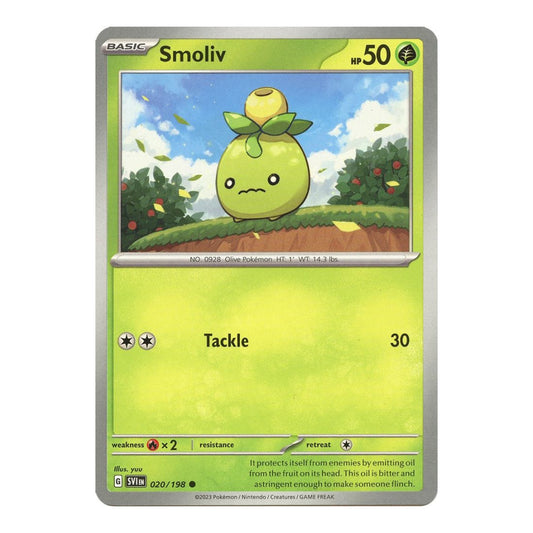 SV01: Scarlet & Violet Base Set (SVI) - Smoliv 020 198 (#020/198) (Near Mint)