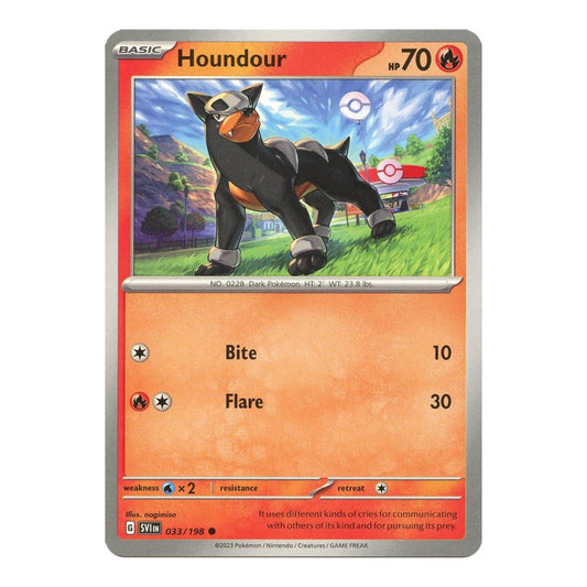SV01: Scarlet & Violet Base Set (SVI) - Houndour 033 198 (#033/198) (Near Mint)