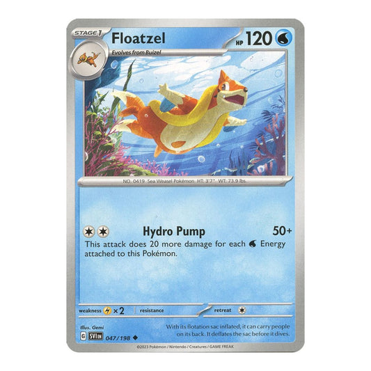 SV01: Scarlet & Violet Base Set (SVI) - Floatzel (#047/198) (Near Mint)