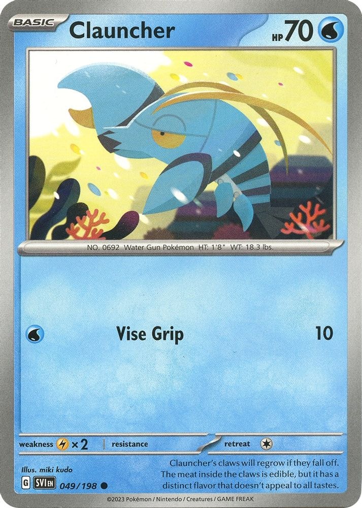 SV01: Scarlet & Violet Base Set (SVI) - Clauncher - 049/198 (#049/198, Common) ()