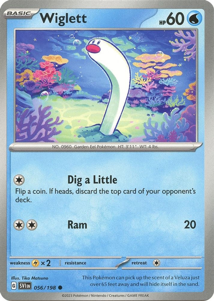 SV01: Scarlet & Violet Base Set (SVI) - Wiglett - 056/198 (#056/198, Common) ()