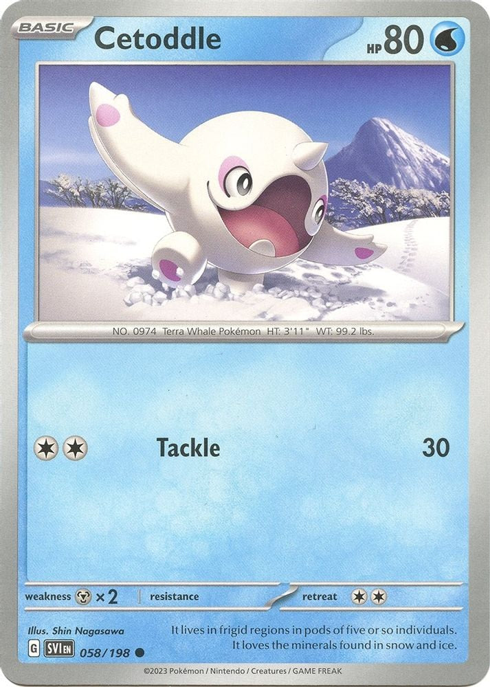 SV01: Scarlet & Violet Base Set (SVI) - Cetoddle - 058/198 (#058/198, Common) ()