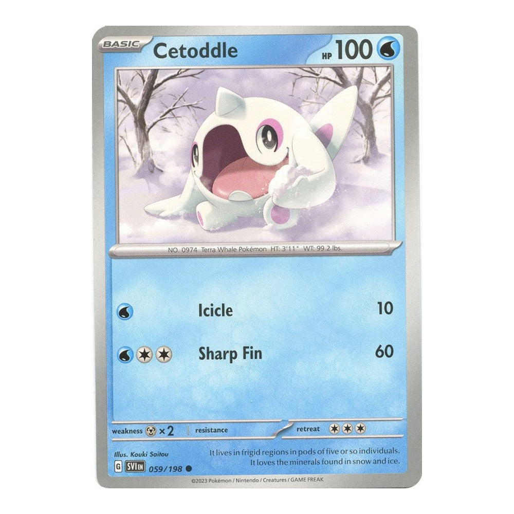 SV01: Scarlet & Violet Base Set (SVI) - Cetoddle - 059/198 (#059/198) (Near Mint)