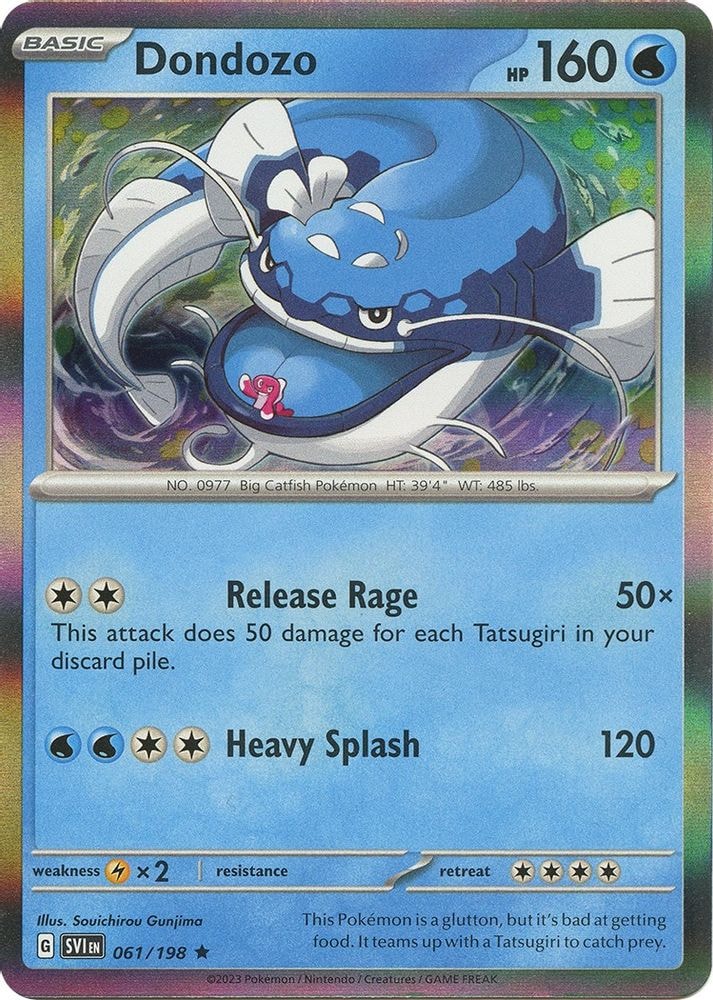 SV01: Scarlet & Violet Base Set (SVI) - Dondozo - 061/198 (#061/198, Rare) ()