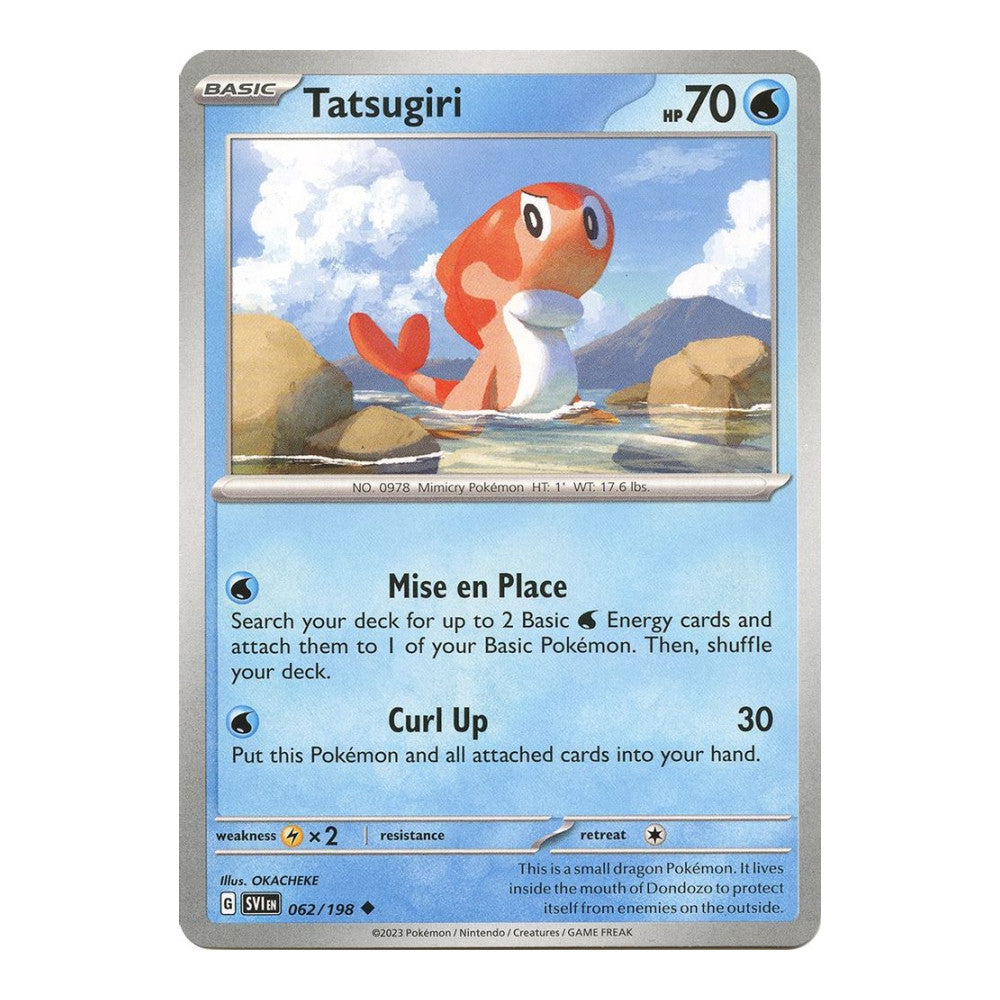 SV01: Scarlet & Violet Base Set (SVI) - Tatsugiri (#062/198) (Near Mint)