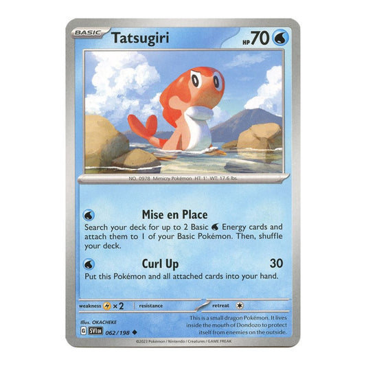 SV01: Scarlet & Violet Base Set (SVI) - Tatsugiri (#062/198) (Near Mint)