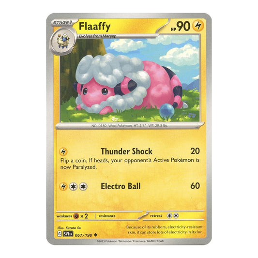 SV01: Scarlet & Violet Base Set (SVI) - Flaaffy (#067/198) (Near Mint)
