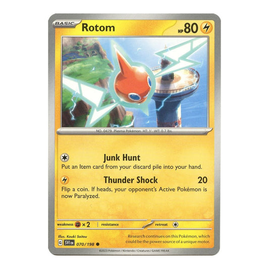 SV01: Scarlet & Violet Base Set (SVI) - Rotom 070 198 (#070/198) (Near Mint)