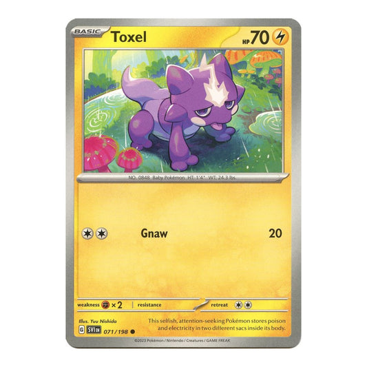 SV01: Scarlet & Violet Base Set (SVI) - Toxel (#071/198) (Near Mint)