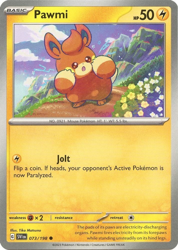 SV01: Scarlet & Violet Base Set (SVI) - Pawmi - 073/198 (#073/198, Common) ()