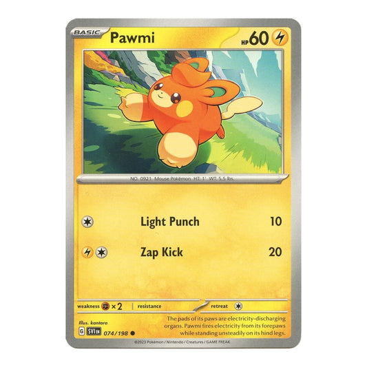 SV01: Scarlet & Violet Base Set (SVI) - Pawmi 074 198 (#074/198) (Near Mint)