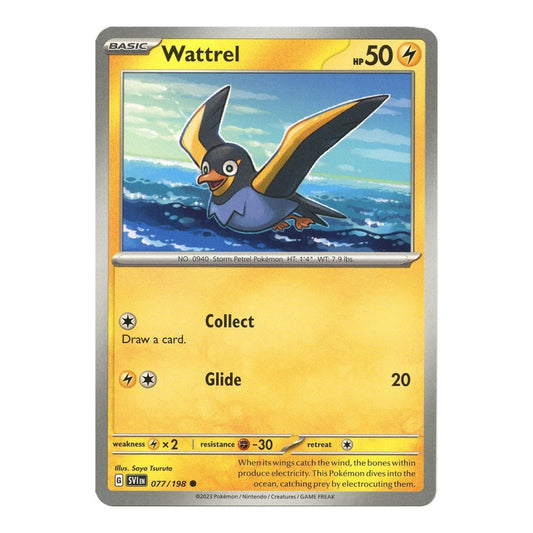 SV01: Scarlet & Violet Base Set (SVI) - Wattrel 077 198 (#077/198) (Near Mint)