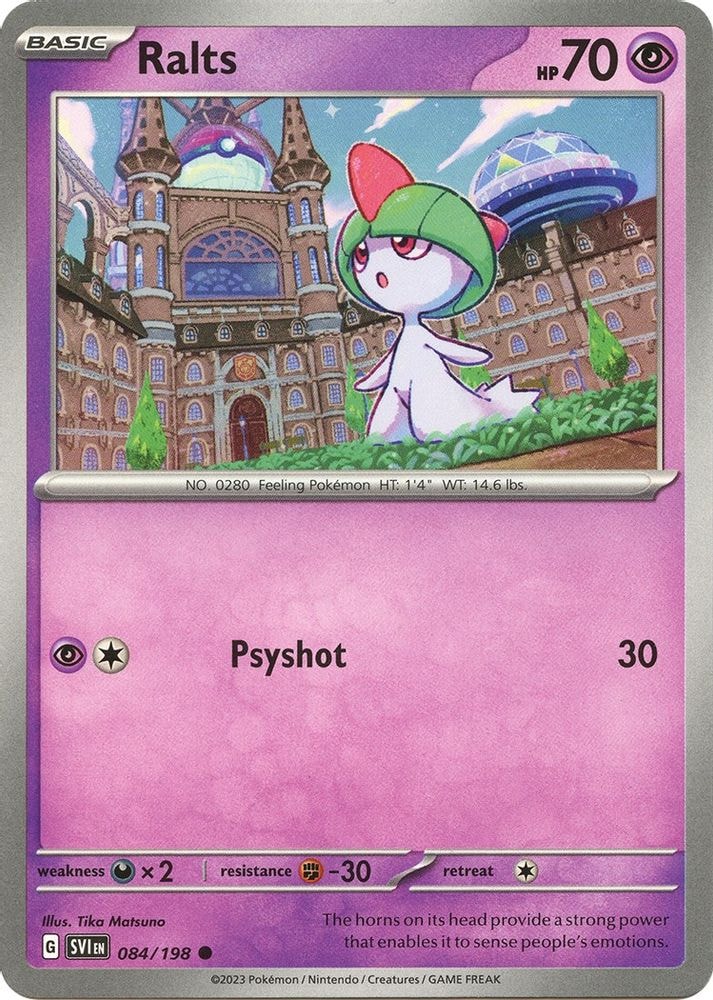 SV01: Scarlet & Violet Base Set (SVI) - Ralts - 084/198 (#084/198, Common) ()
