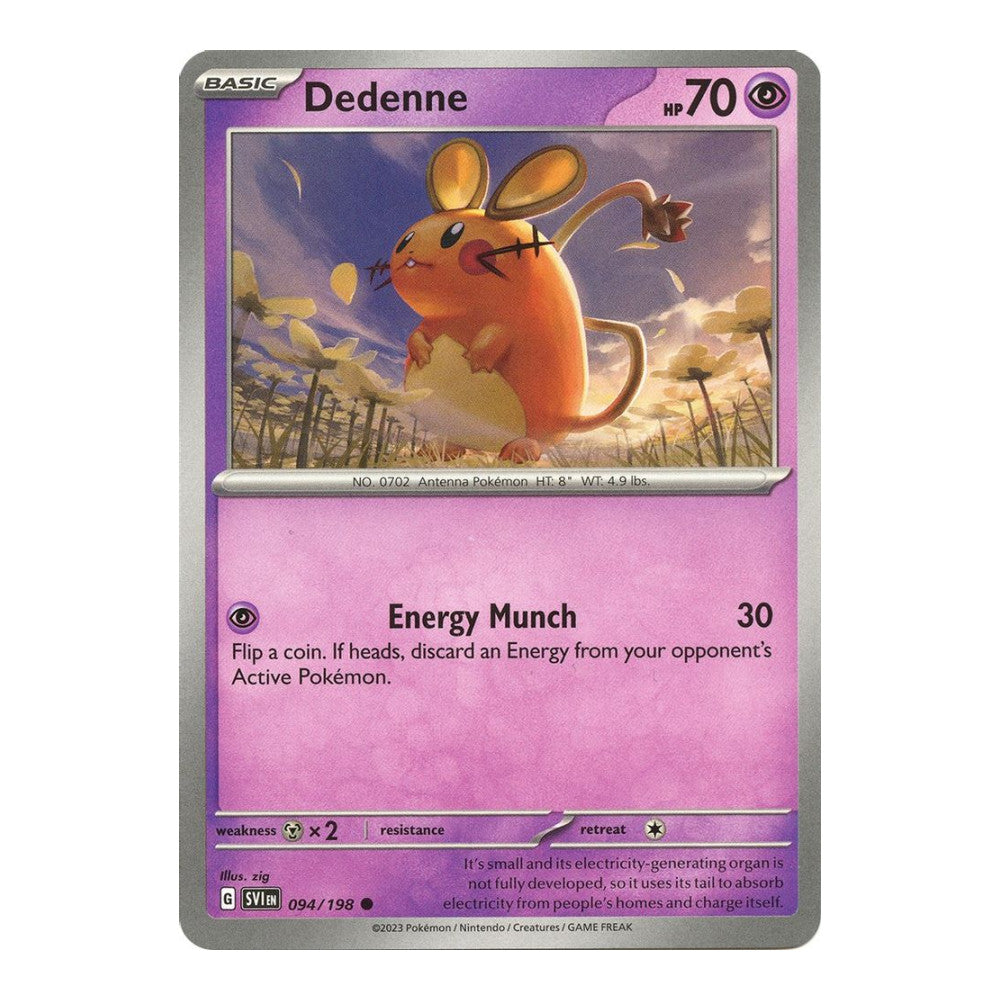 SV01: Scarlet & Violet Base Set (SVI) - Dedenne - 094/198 (#094/198) (Near Mint)