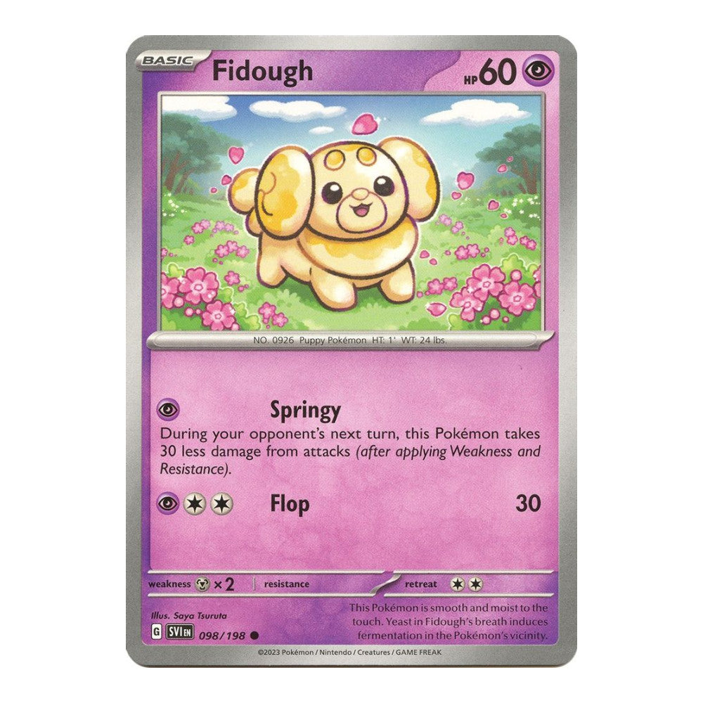 SV01: Scarlet & Violet Base Set (SVI) - Fidough 098 198 (#098/198)